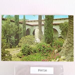 Basilica of Mission San Diego De Alcala California 1960s Postcard El Camino Real
